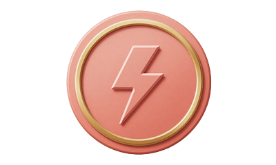 Korallfarbenes Provider-Badge - Play'n GO Slots bei OnlySpins